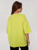 Lime Casual Women's Oversized T-Shirt & Trousers